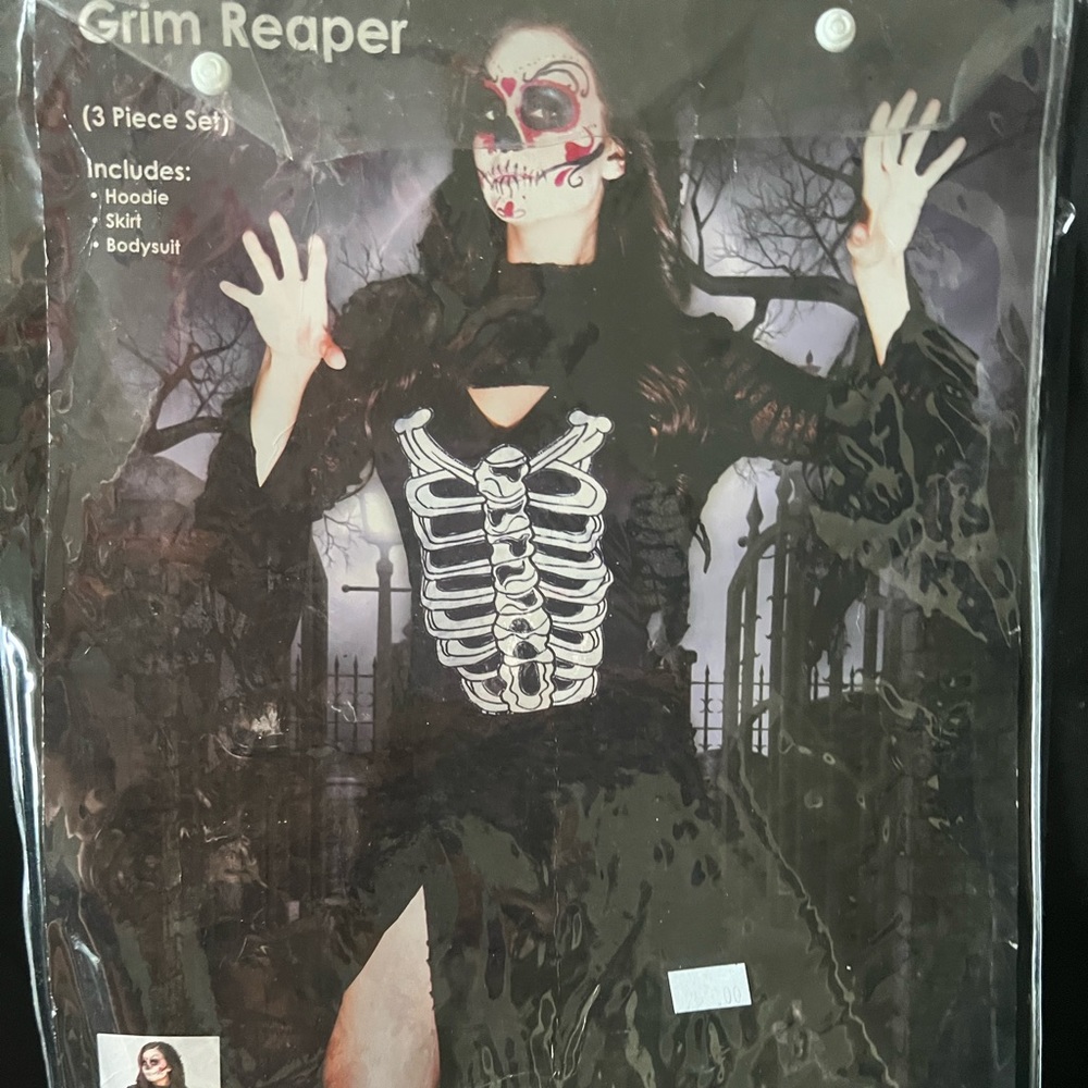 Halloween Costume by Coquette Grim Reaper M6430 Med/Lg